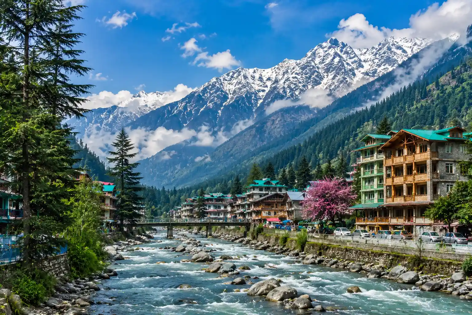 Manali mountain town